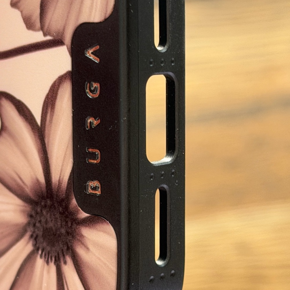 Burga Cream and Brown Floral Phone Case, Brand New, for the IPhone 17 Pro - Picture 5 of 9